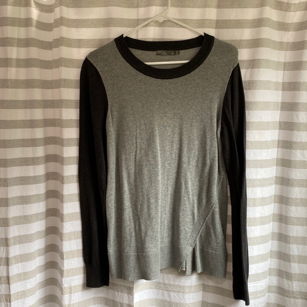 Prana, medium, gray sweater